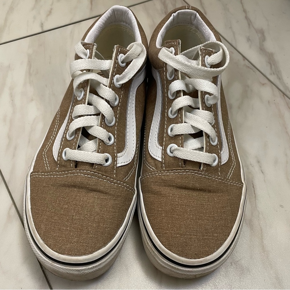 Gold Vans w/ Sparkles Size 6